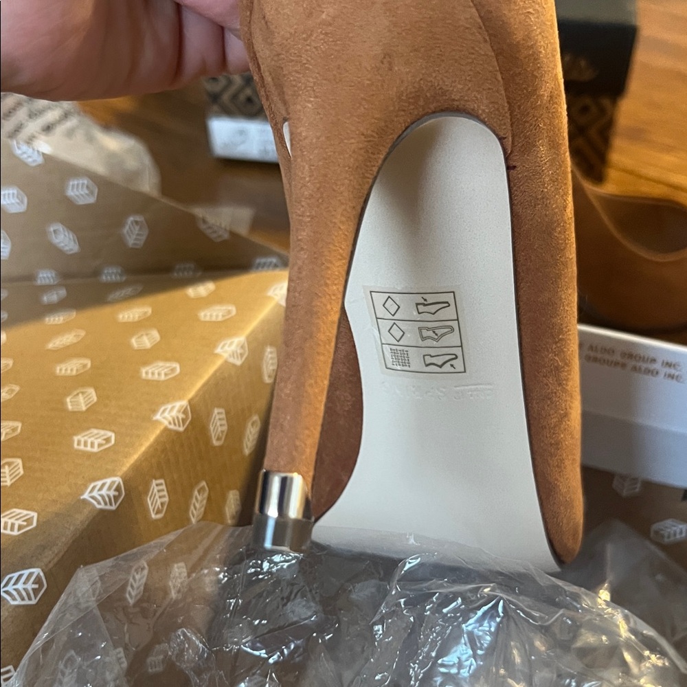 Call It Spring Tan Heels - Picture 2 of 4